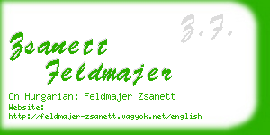 zsanett feldmajer business card